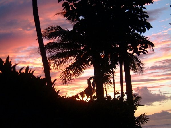 Maui sunset  Halama Street